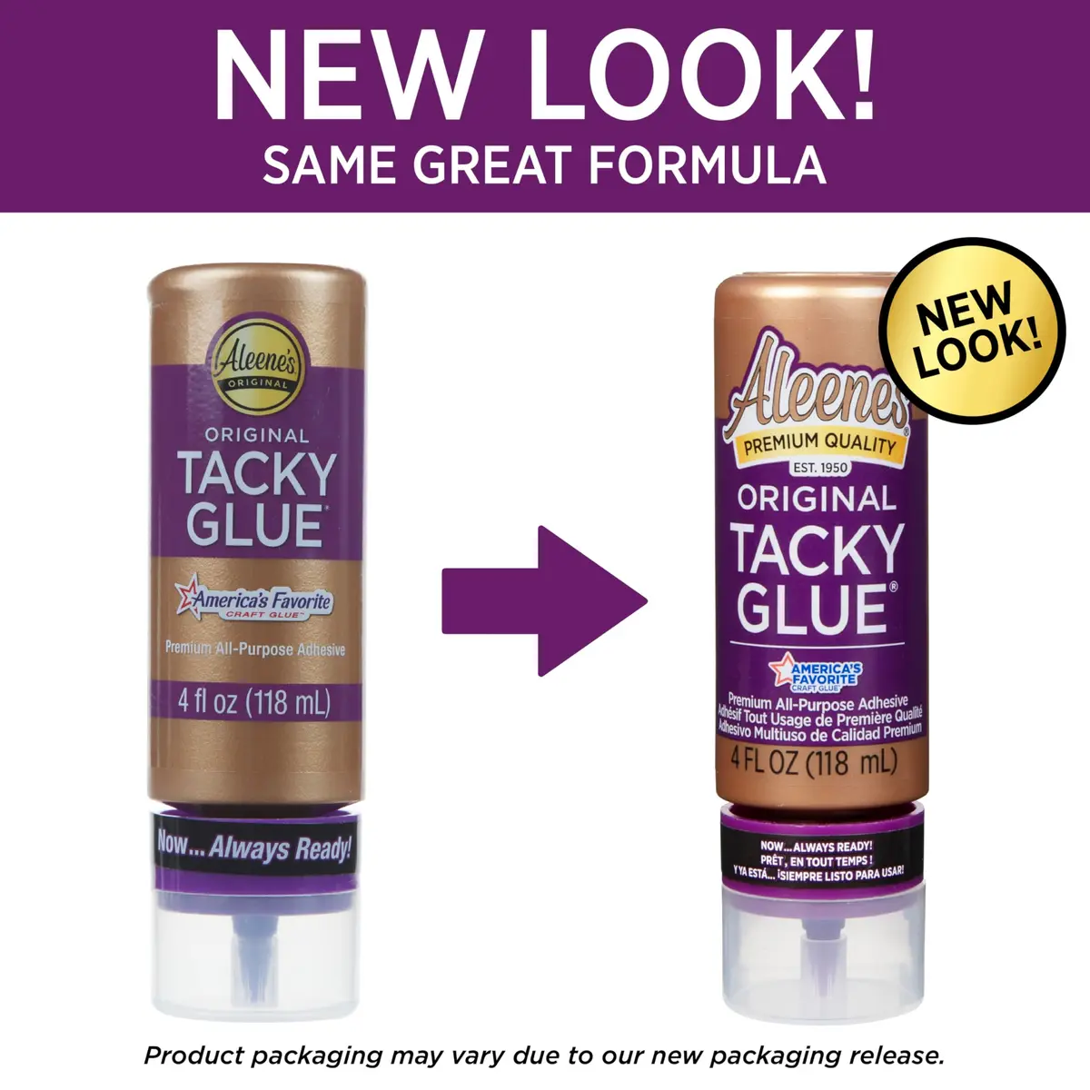 Aleene's Original Tacky Glue 4 fl oz | Versatile, Dries Clear, No-Cut Tip - view 7