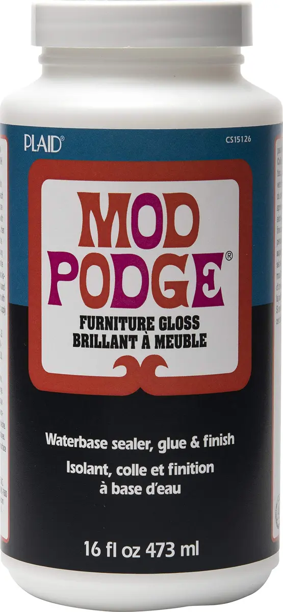 Mod Podge Waterbase Sealer, Glue & Finish for Furniture 16 oz | Gloss Finish, Non-Toxic, Water Based - main product image