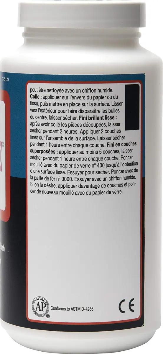 Mod Podge Waterbase Sealer, Glue & Finish for Furniture 16 oz | Gloss Finish, Non-Toxic, Water Based - view 3
