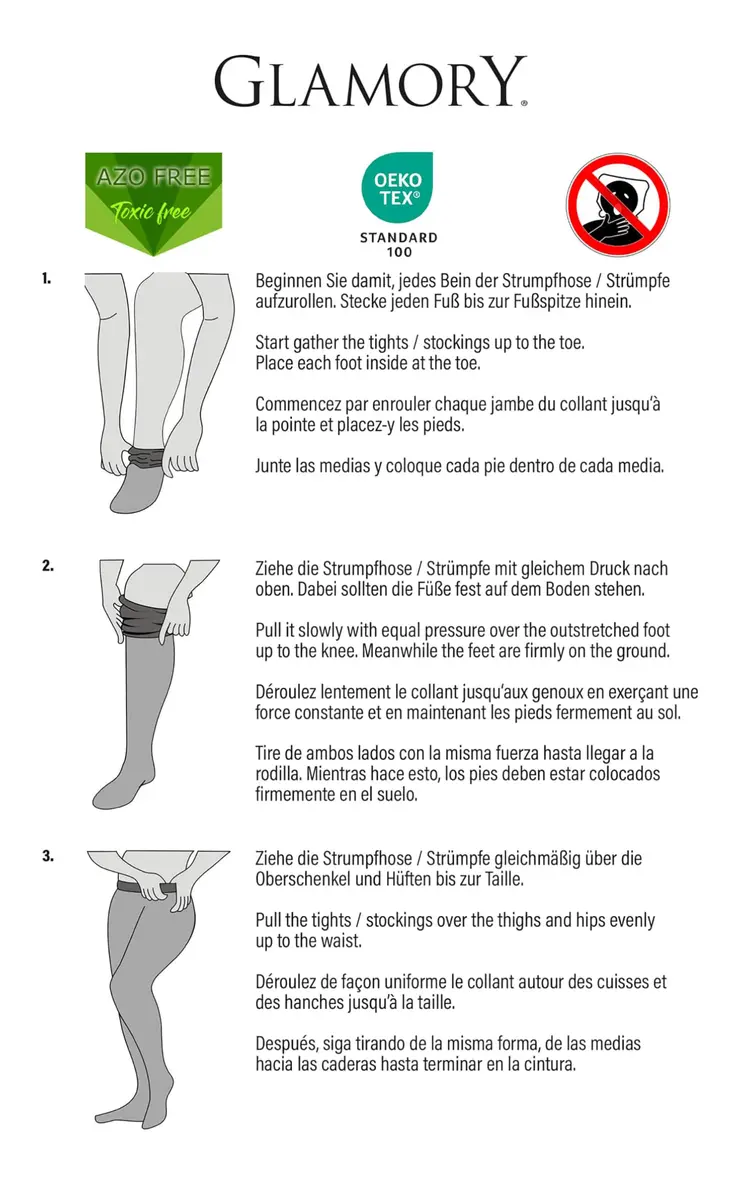 GLAMORY Thermoman100 Thermal Footless Tights Black Medium | Insulating Microfiber for Men - view 5