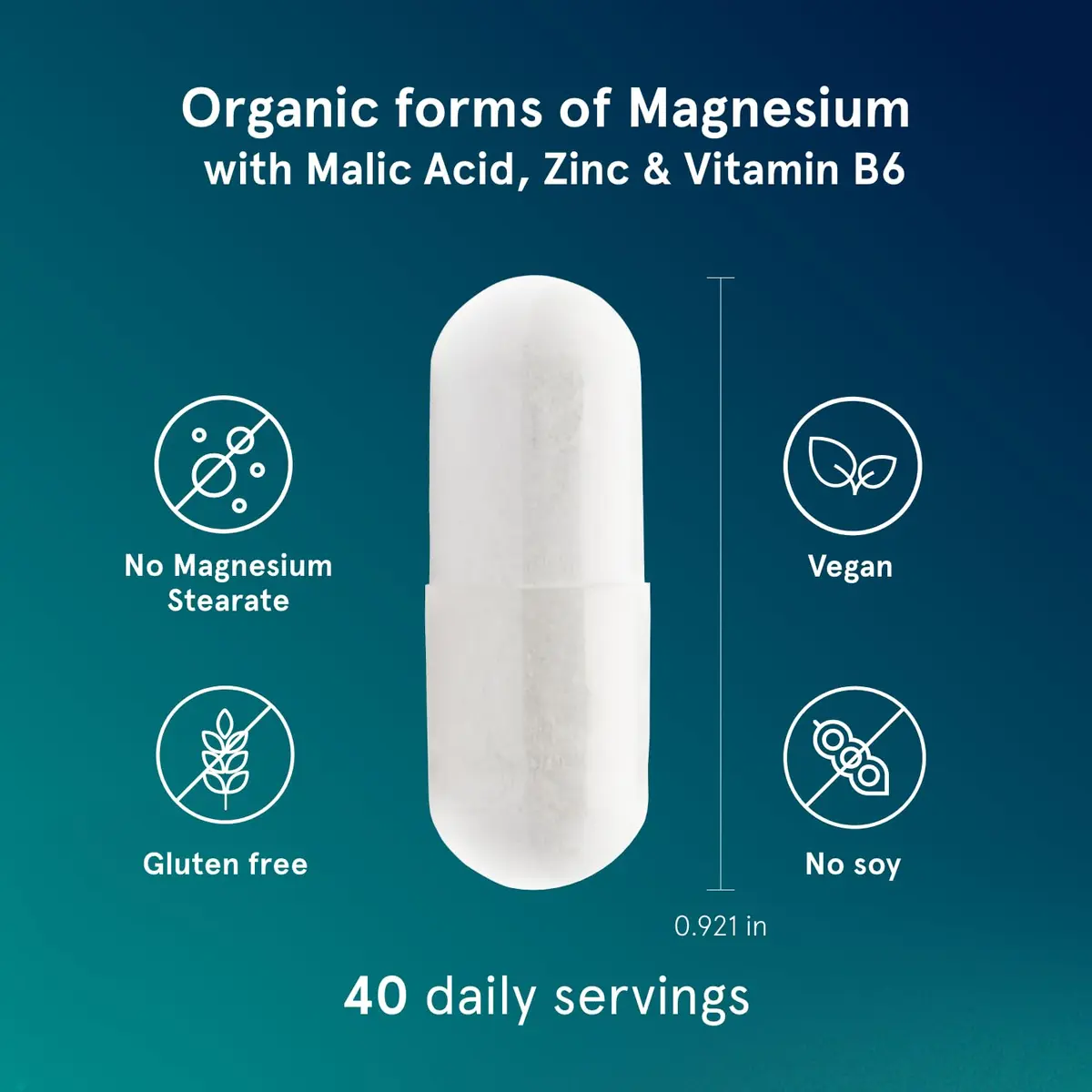 Puori M3 Magnesium Complex Supplement for Men & Women - 240 Vegan Capsules | Supports Energy & Muscle Function - view 6