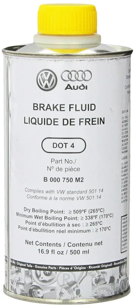 Audi Brake Fluid 16.9 Fl Oz | OEM Factory Original, Silicone, Liquid - main product image