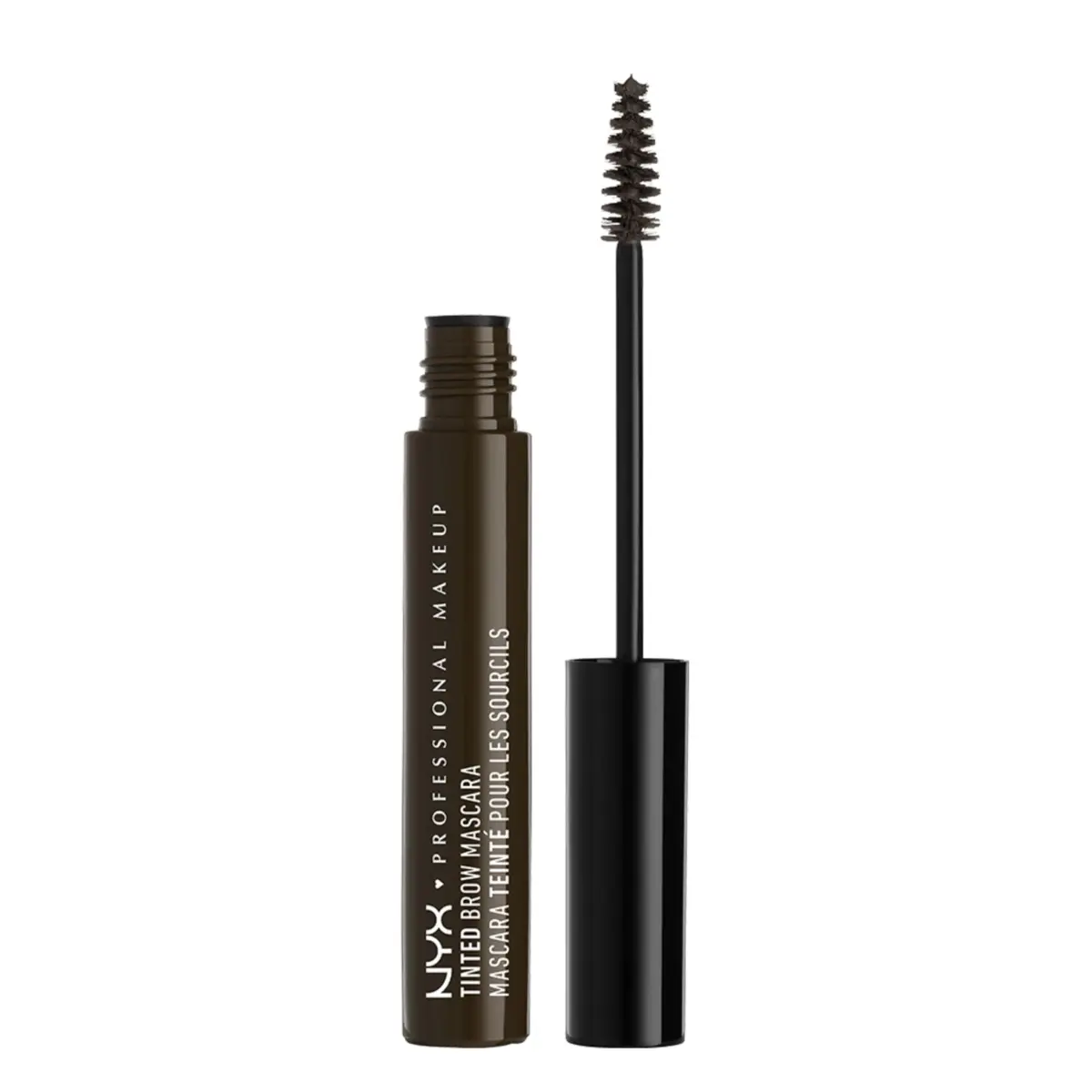 NYX PROFESSIONAL MAKEUP Tinted Eyebrow Mascara, Black 6.5ml (0.22 Fl Oz) | PETA-Certified Cruelty-Free Brow Tamer - main product image