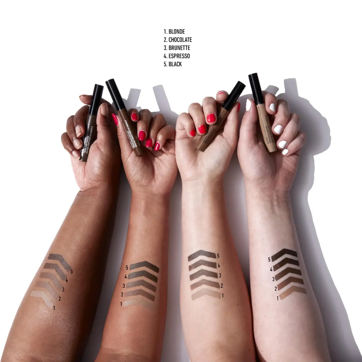 NYX PROFESSIONAL MAKEUP Tinted Eyebrow Mascara, Black 6.5ml (0.22 Fl Oz) | PETA-Certified Cruelty-Free Brow Tamer - view 3
