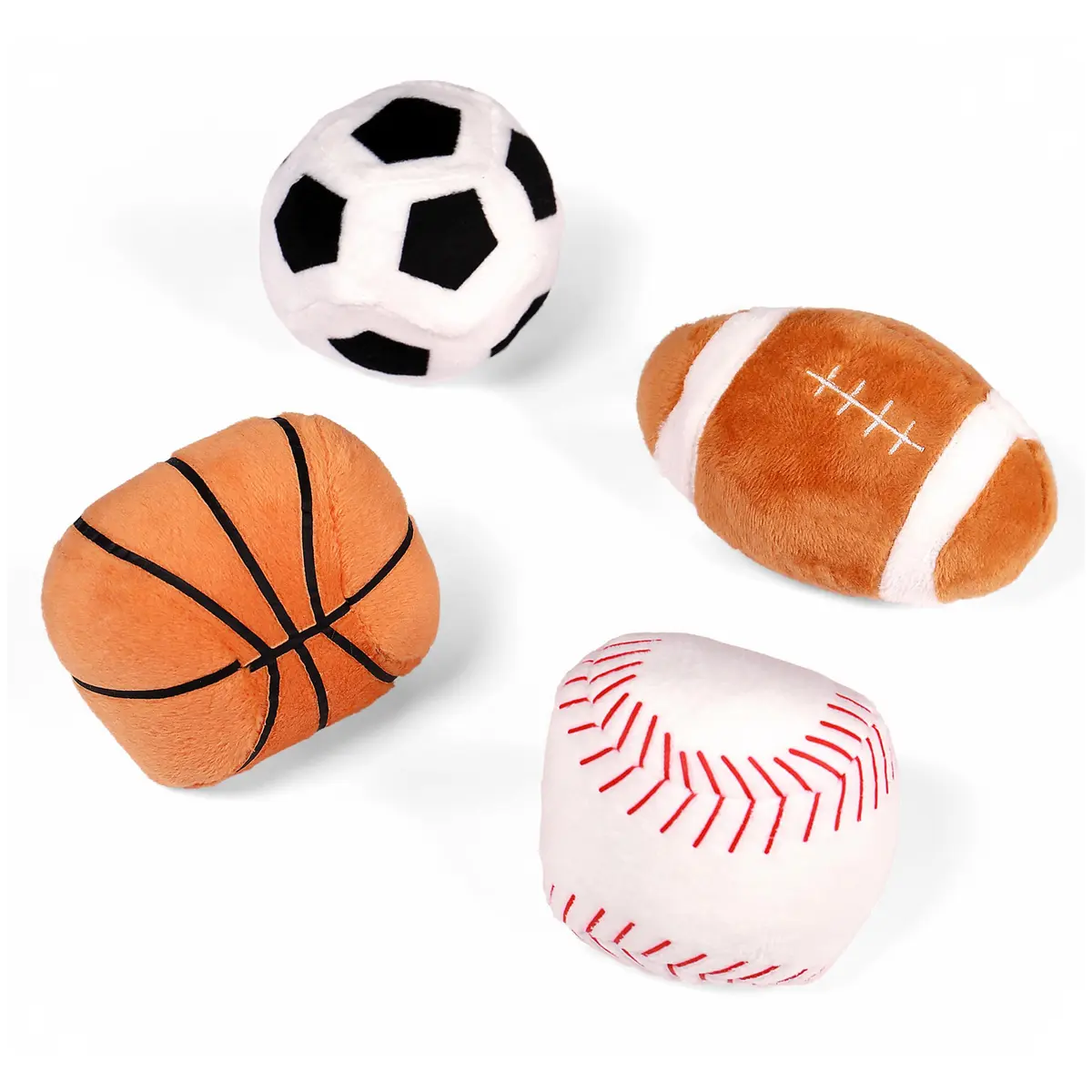 GUND Baby My First Sports Bag 5-Piece Plush Toy Playset for Babies | Sensory Plush Toys for Early Development - view 3
