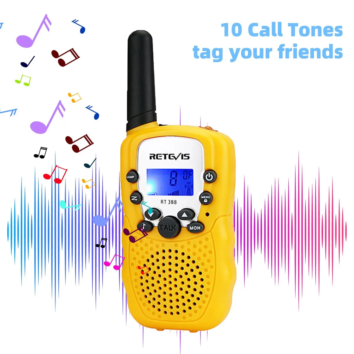 Retevis RT388 Walkie Talkies for Kids | 22 Channels, Long Range, Night Play, 4-12 Years - view 6