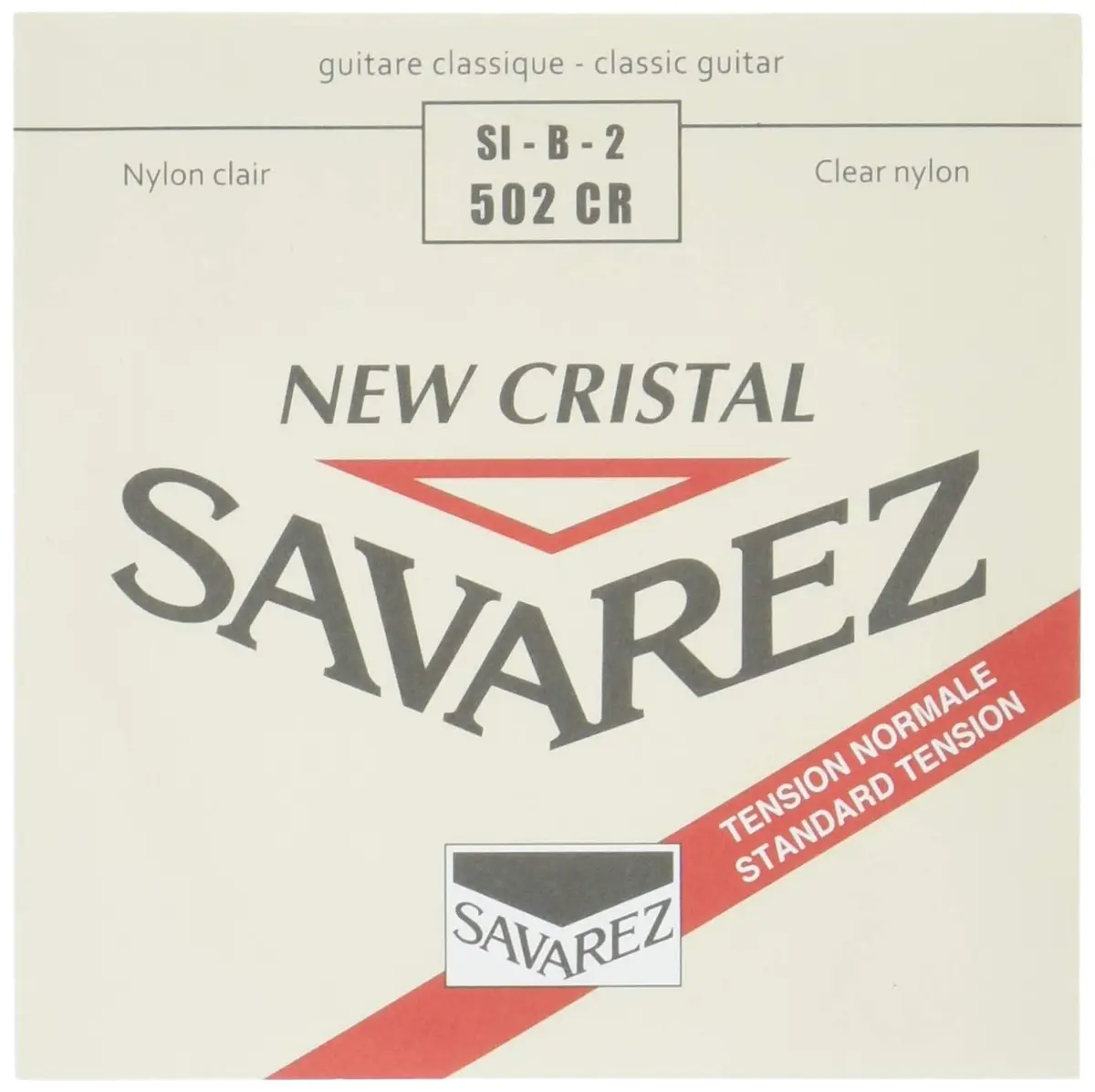 Savarez Classical Guitar Strings Cristal 502CR .0327" | Clear Nylon, Normal Tension, Single String - main product image