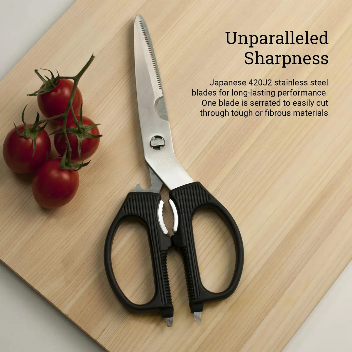 Shun Multi Purpose Kitchen Shears | Durable 3.5 Inch Stainless Steel Blades, Detachable for Easy Cleaning - view 5