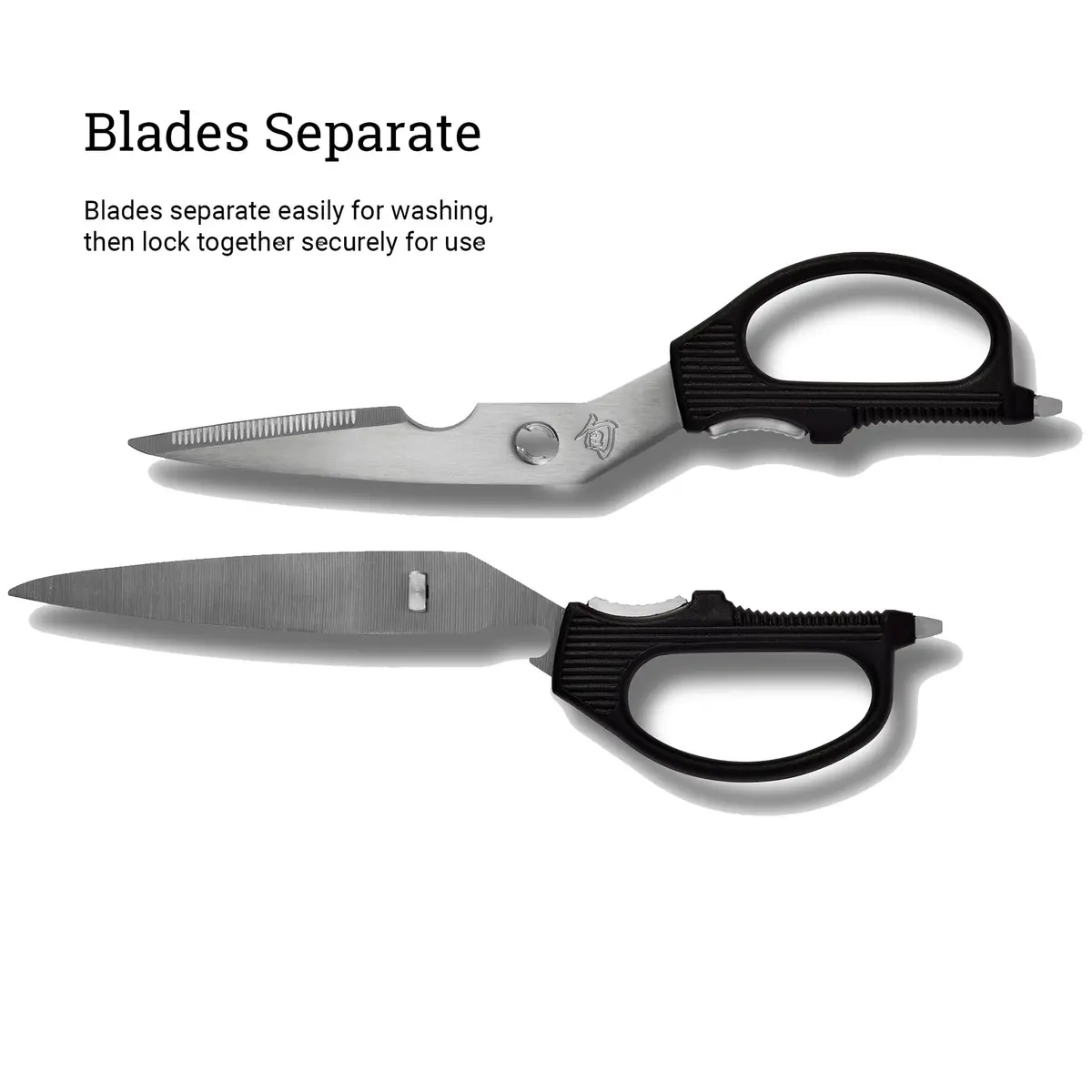 Shun Multi Purpose Kitchen Shears | Durable 3.5 Inch Stainless Steel Blades, Detachable for Easy Cleaning - view 6