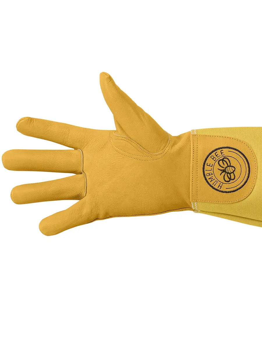 Humble Bee Cowhide Beekeeping Gloves with Reinforced Cuffs | Extra Strength Bee Protection - view 4