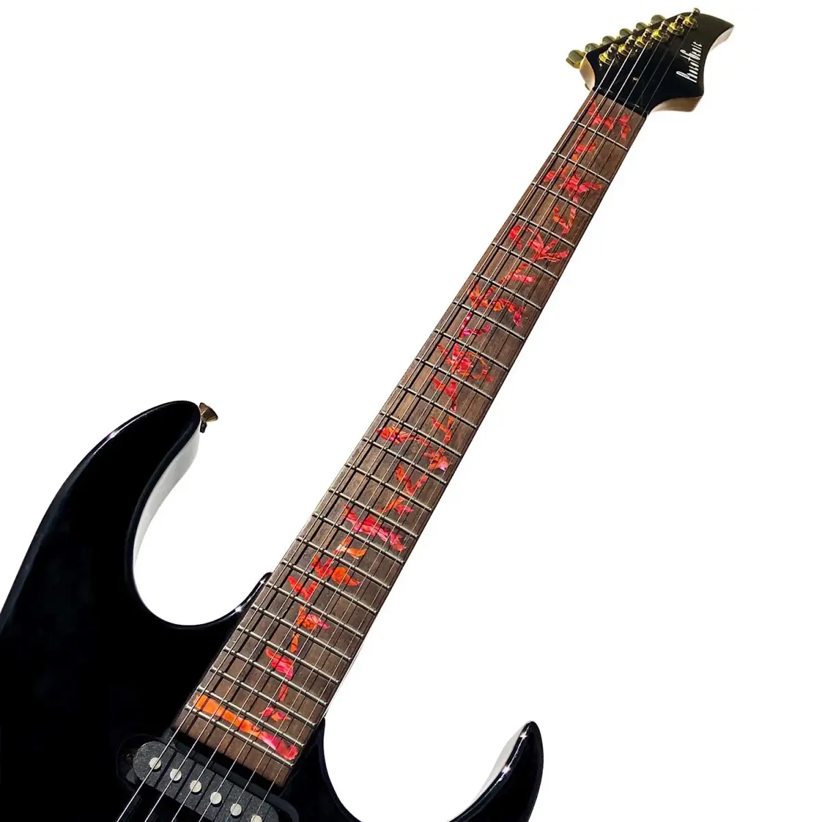 Inlaystickers Tree of Life Fret Markers for Guitars - Abalone Red | Real Inlay Look - view 4