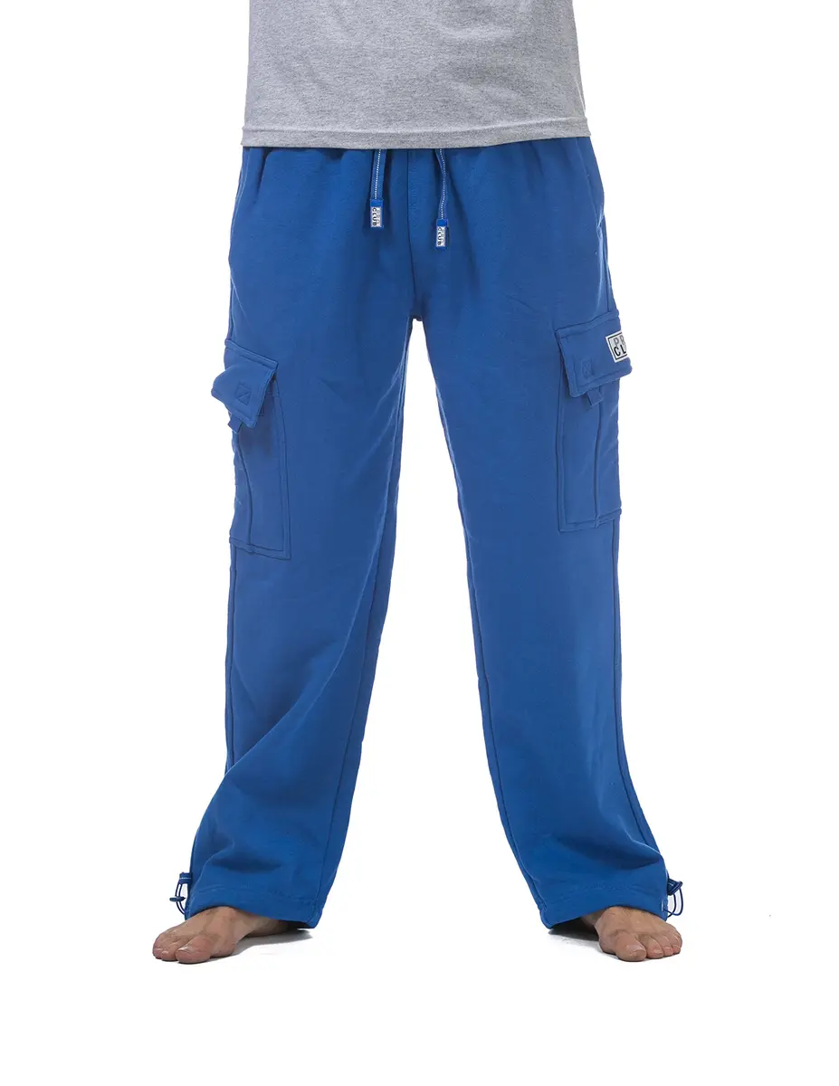 Pro Club Heavyweight Fleece Cargo Pants 2X-Large Royal Blue | Warm, Durable & Relaxed Fit - main product image
