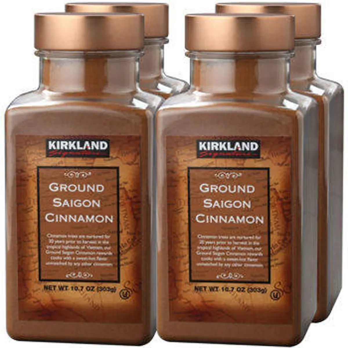 Kirkland Signature Saigon Cinnamon Ground Spice 10.7 oz (303 g) | Rich Aroma & Deep Flavor - main product image