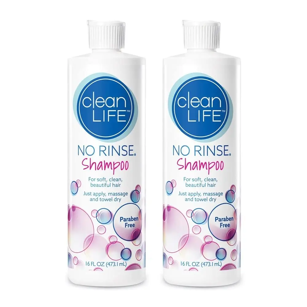 No-Rinse Waterless Shampoo 16 fl oz | Quick, Odor-Free, Rinse-Free Formula for Care & Travel - main product image