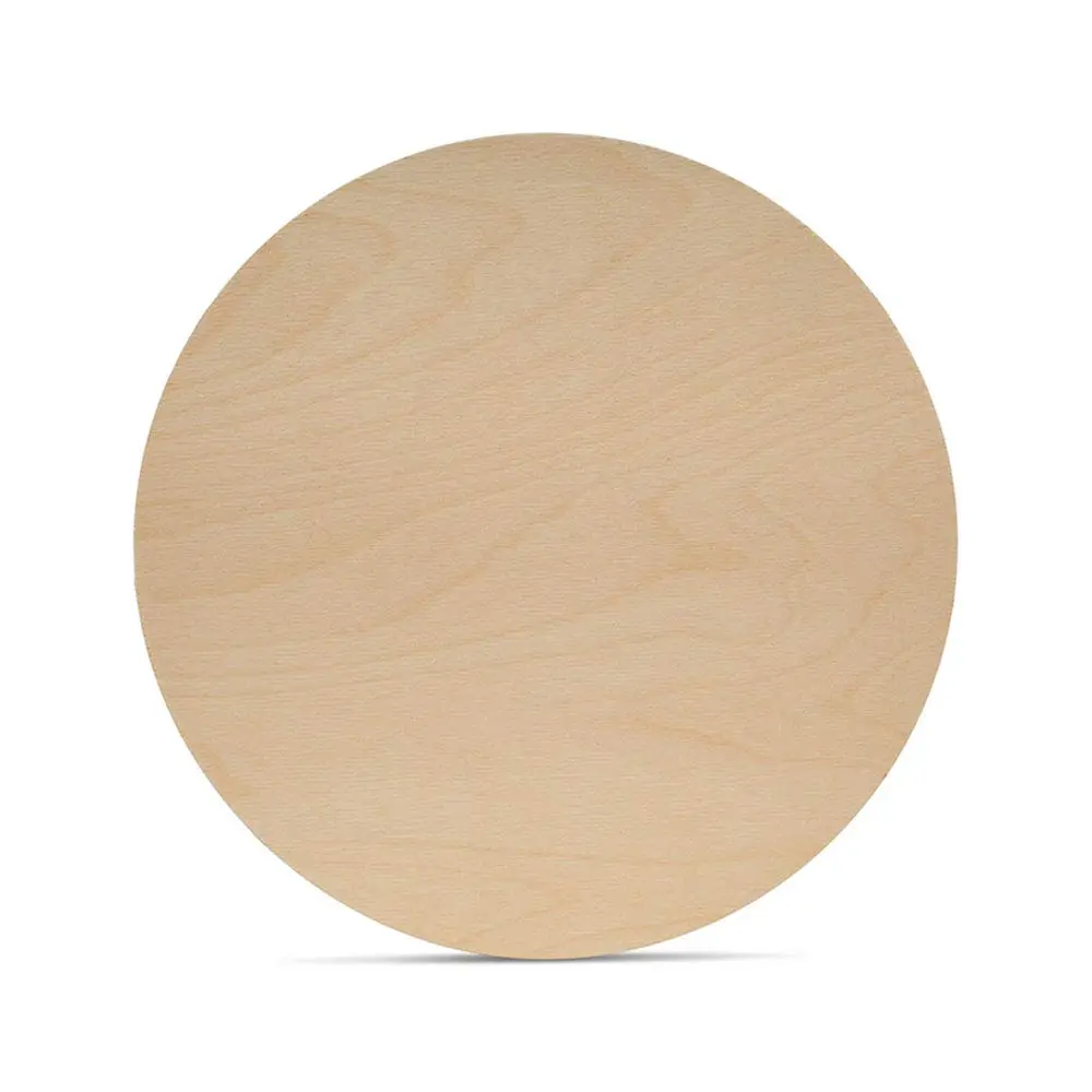 Woodpeckers 10 inch Unfinished Birch Plywood Circles | 1/8 Inch Thick Craft Discs - main product image