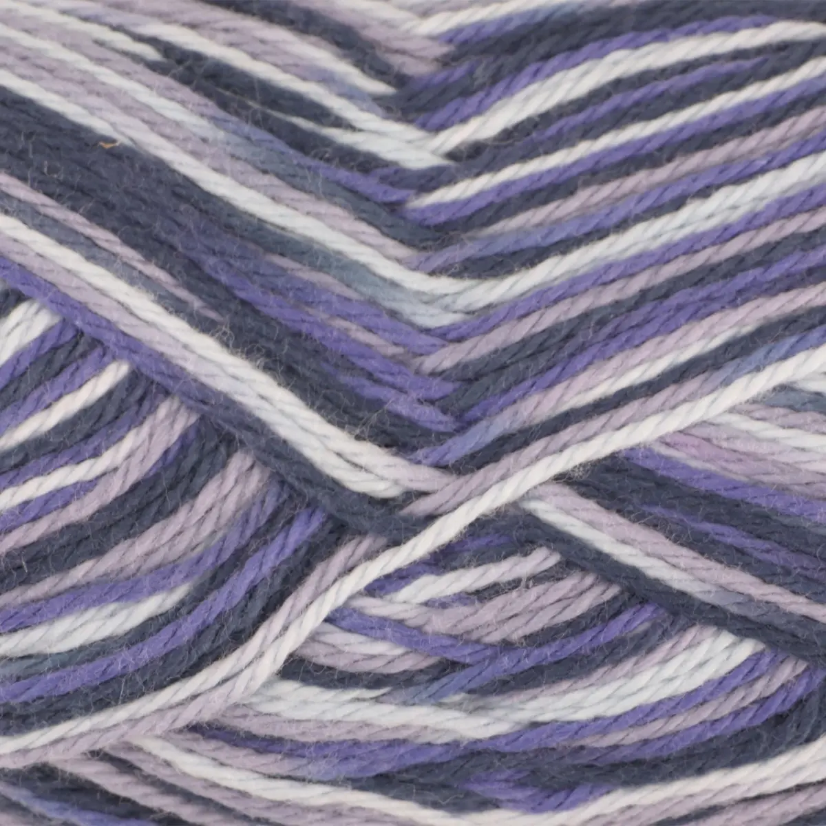 BambooMN JubileeYarn Cotton Select Yarn - Blueberry Pie | Sport Weight, 8 Skeins, Soft Cotton - view 2
