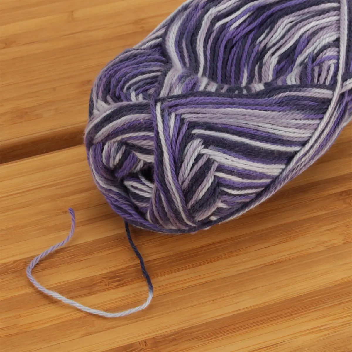 BambooMN JubileeYarn Cotton Select Yarn - Blueberry Pie | Sport Weight, 8 Skeins, Soft Cotton - view 3