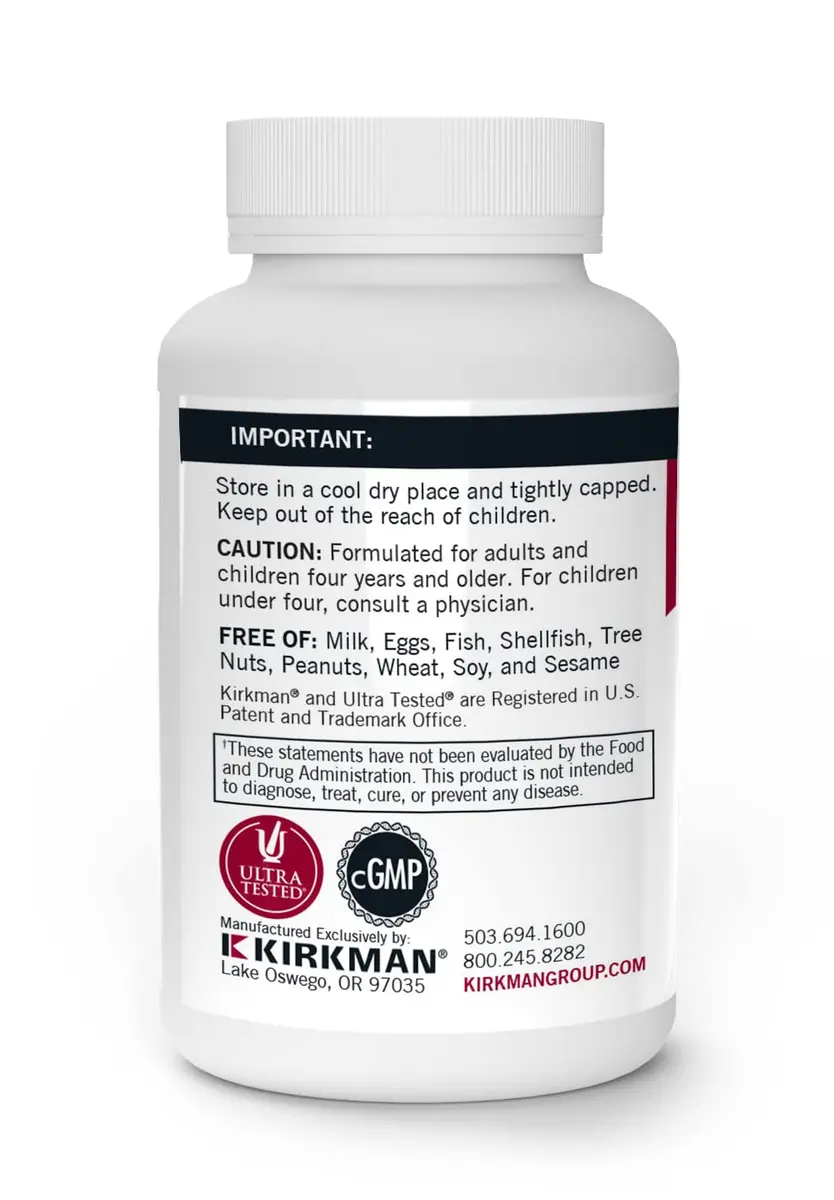 Kirkman Alpha Lipoic Acid 25 mg | Antioxidant Support for Cell & Tissue Protection - view 3