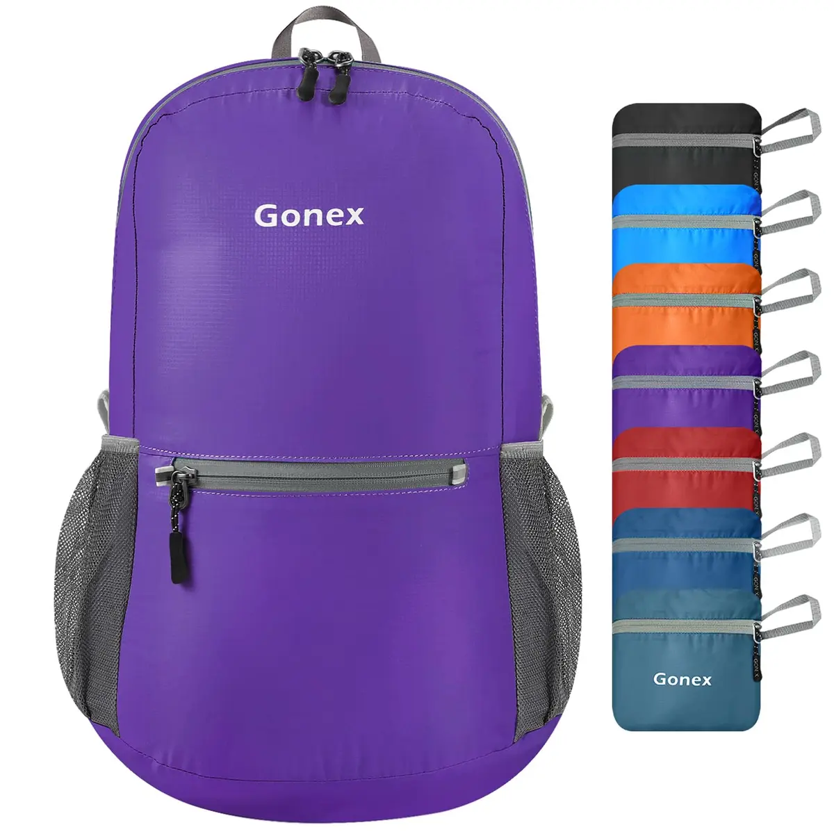 Gonex Packable Daypack Backpack 20L Lightweight Foldable Travel Bag | Water & Tear Resistant Nylon, Compact & Unfold Size 44x30x15cm - main product image