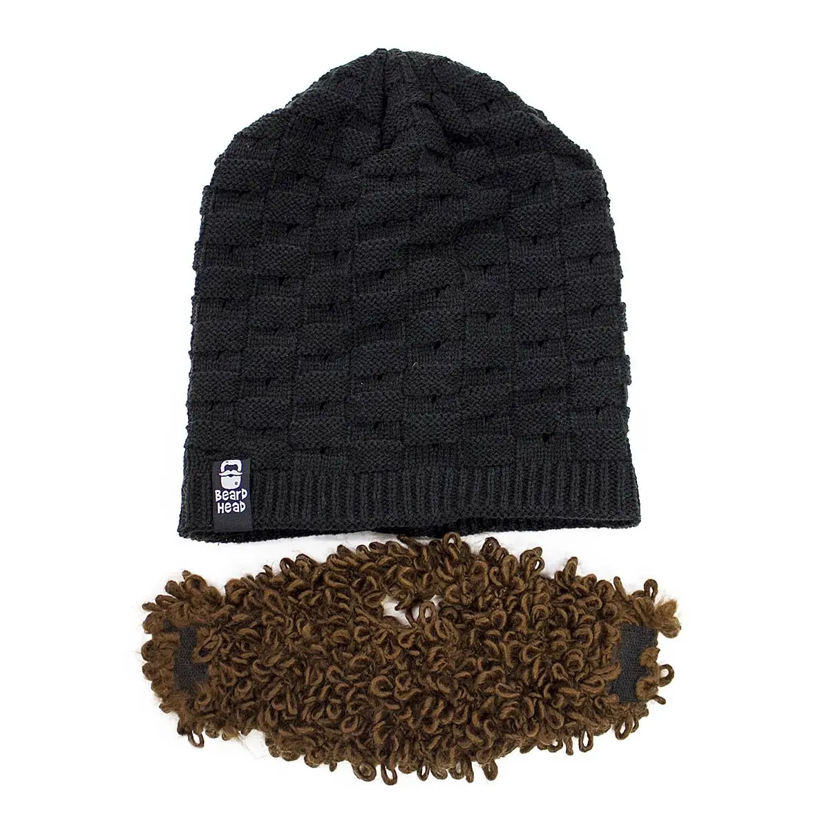 Beard Head Curly Atticus Beard Hat - Original Slouchy Beanie and Removable Beard | Warm, Funny & Functional - view 4