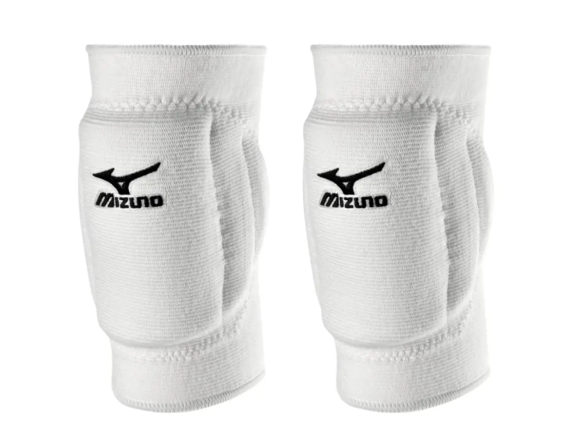 Mizuno T10 Plus Volleyball Knee Pads Adult White One Size | Durable Protection for Intense Play - main product image