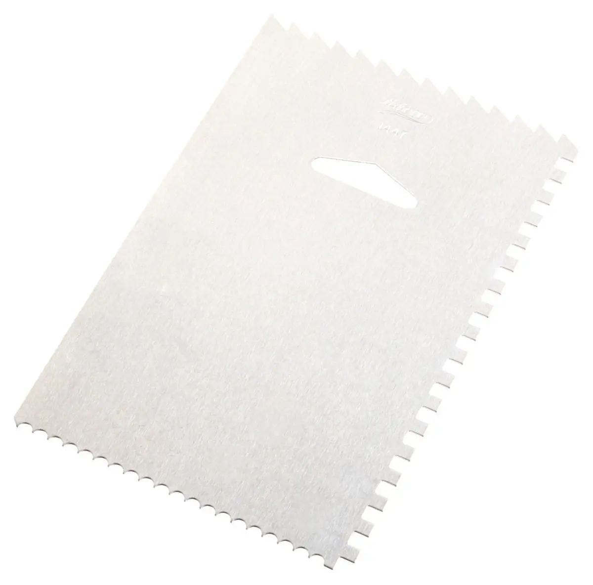 Ateco Decorating Comb & Icing Smoother (2) | Aluminum Cake Decorating Tool for Cakes & Pastries - main product image