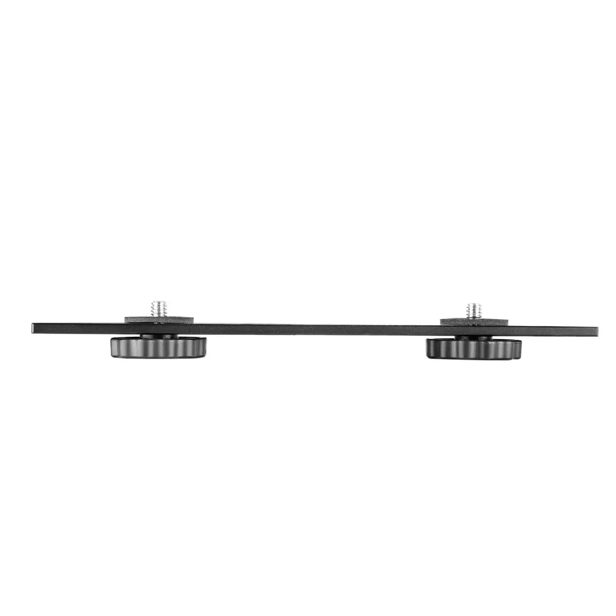 NEEWER 8"/20.3cm Dual Camera Mount Bracket with 1/4" & 3/8" Screws | Mount Two Cameras on Tripod - view 6