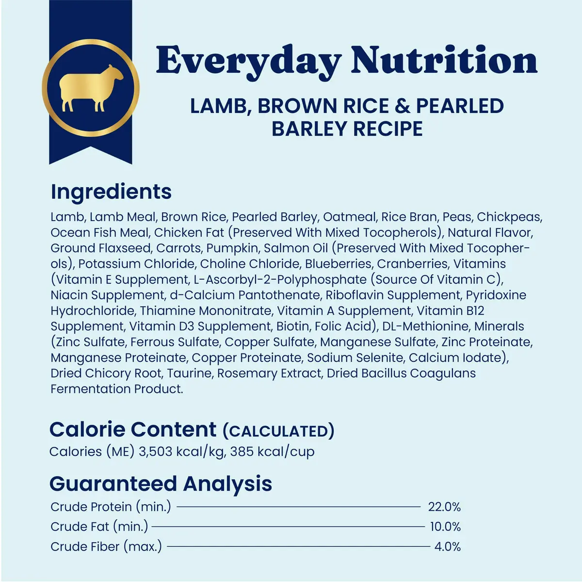 Solid Gold Lamb Dry Dog Food for Adult & Senior Dogs | High Protein with Probiotics (4LB) - view 9