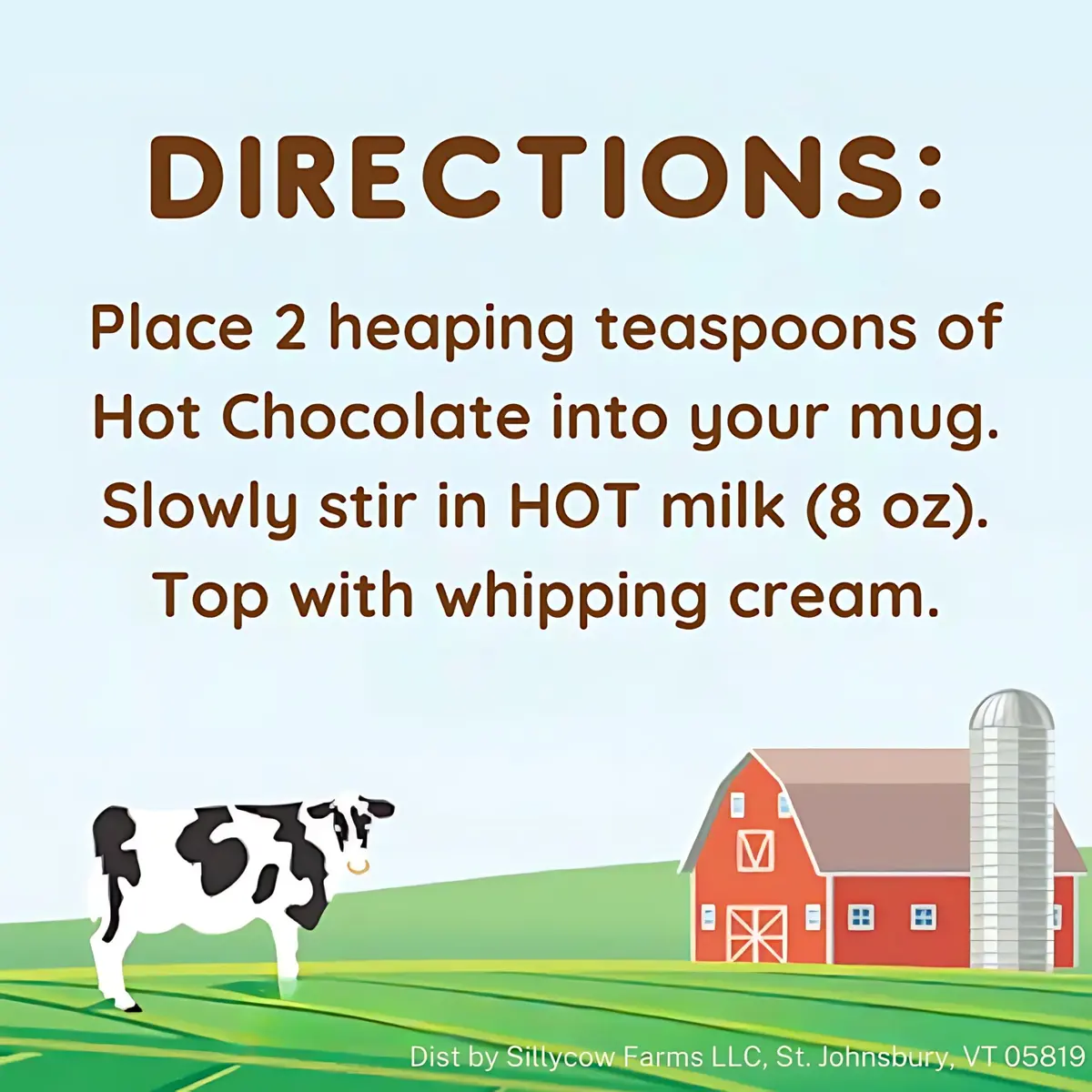Silly Cow Farms Hot Chocolate Mix Truffle Flavor | Vegan, Nut Free, Gluten-Free 16.9 Oz - view 3