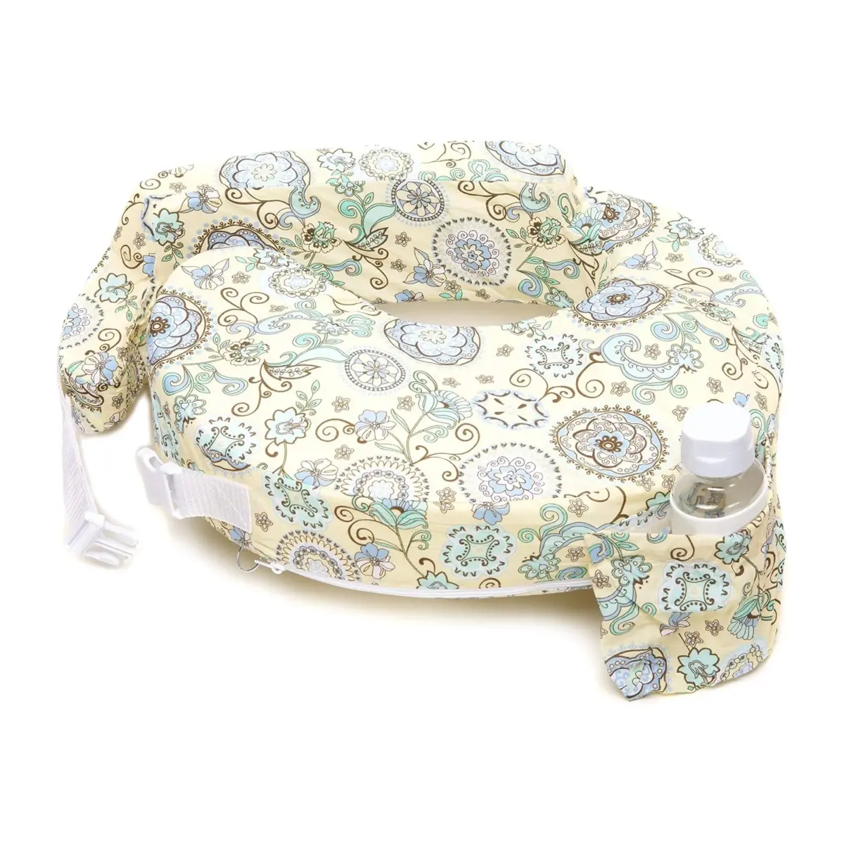 My Brest Friend Original Nursing Pillow Cover Buttercup Bliss | Easy Care, Adjustable Fit, Machine Washable, Durable with Handy Side Pocket - view 2