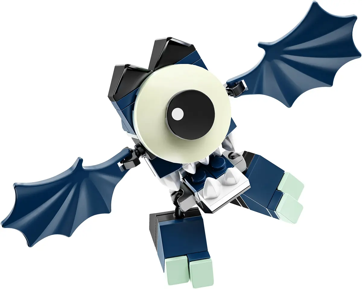 LEGO Mixels 41533 Globert Building Kit | Glow-in-the-dark Cyclops Eye, Movable Wings, 7cm Tall - view 3