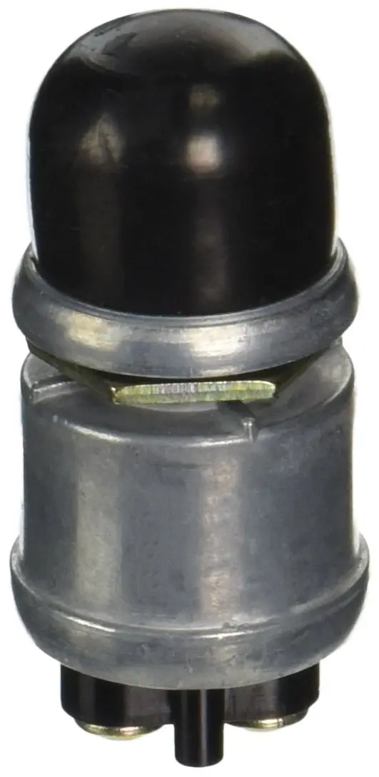 Calterm Heavy Duty Push Button Switch 12 V 60 A | Momentary On, Maintained Off, Black - main product image