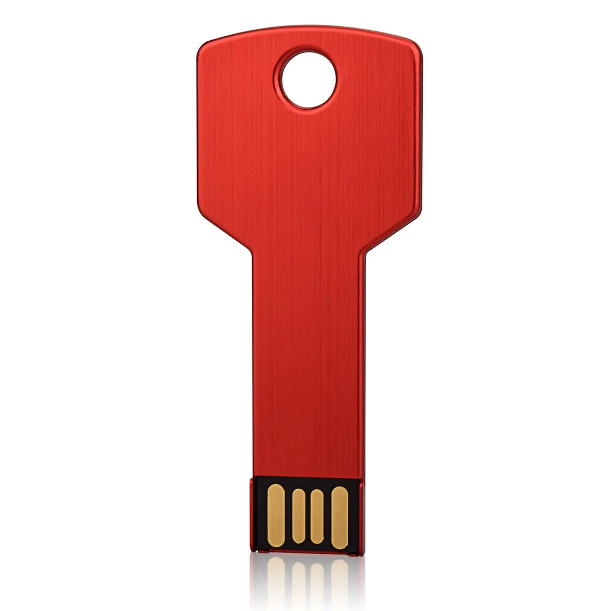 RAOYI 8GB Metal Key USB 2.0 Flash Drive | Portable Data Storage, Fast Transfer, 10-Pack, Red - view 9