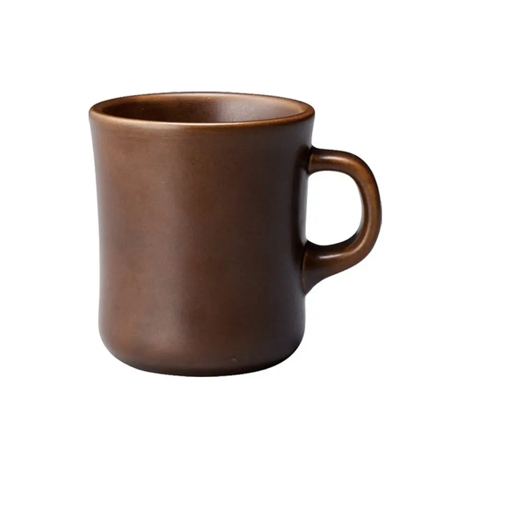Kinto SCS Mug 13.5 fl oz (400 ml) Brown | Thick Porcelain Coffee Mug, Microwave & Dishwasher Safe - main product image