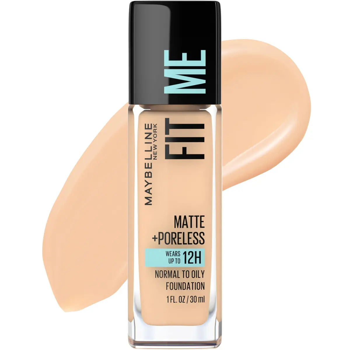 Maybelline Fit Me Matte + Poreless Liquid Foundation, 120 Classic Ivory, 1 Fl Oz - main product image