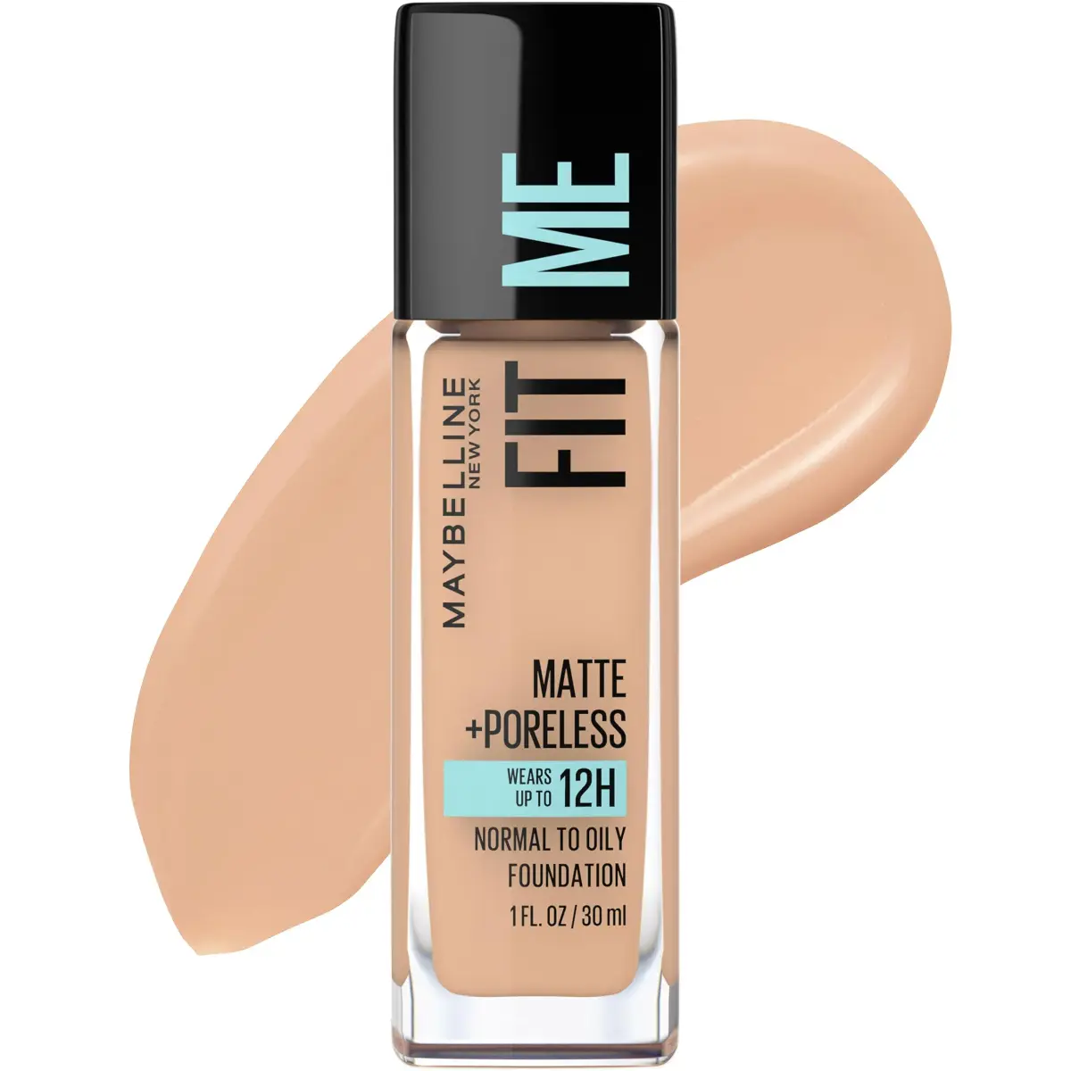Maybelline Fit Me Matte + Poreless Liquid Foundation, 235 Pure Beige, 1 Fl Oz (Pack of 1) - main product image