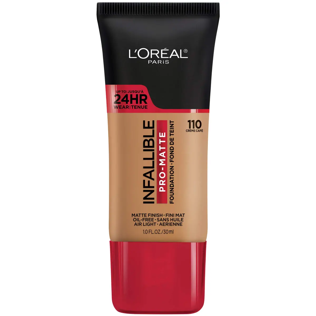L'Oreal Paris Infallible Pro-Matte Liquid Foundation Soft Sable 29.57ml (1 Fl Oz) | Demi-Matte Finish, Longwear - main product image