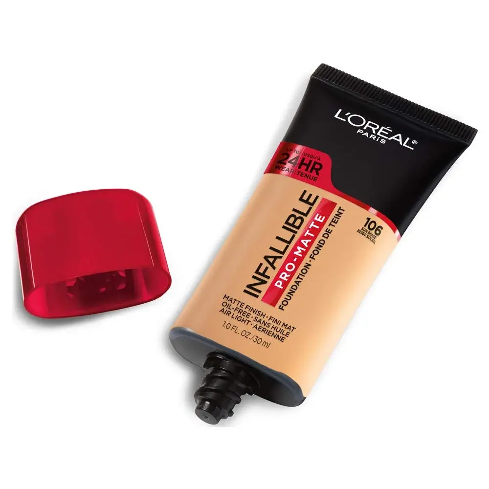 L'Oreal Paris Infallible Pro-Matte Liquid Foundation Sun Beige 1 fl oz | Matte Finish for 24hr Wear - view 2