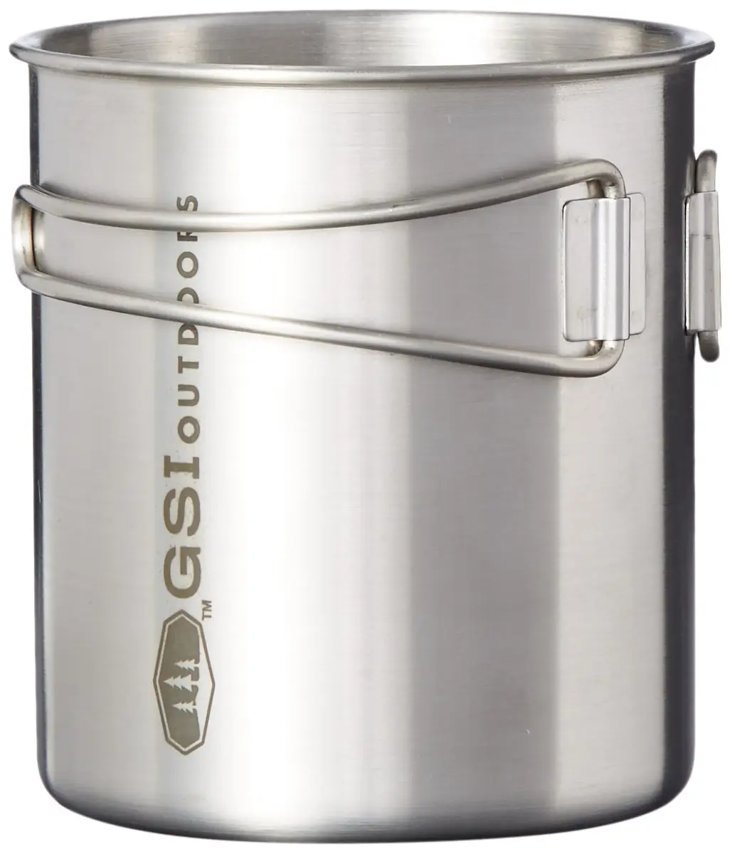 GSI Outdoors Glacier Stainless Bottle Cup, Large, 24 fl oz | 2-in-1 Camp Cup & Pot for Outdoor Cooking - view 4