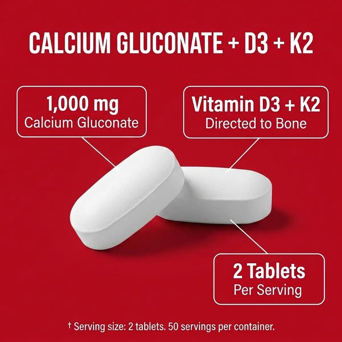 Olympian Labs Calcium Plus Magnesium 100 Tablets | Supports Strong Bones & Teeth - view 6