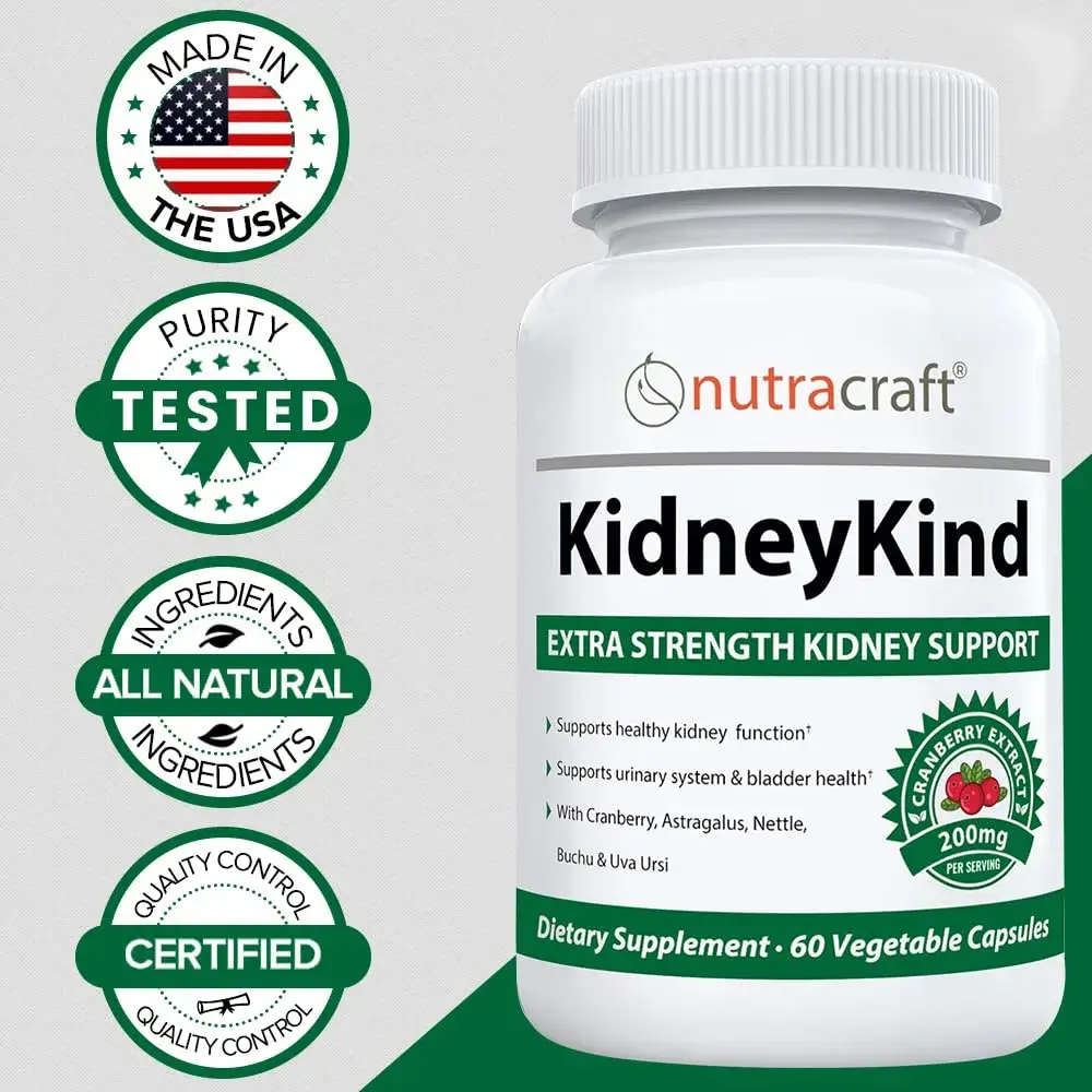 Nutracraft KidneyKind Berry Herbal Supplement 60 Count (1.7 oz) | Supports Kidney Health with Natural Ingredients - view 4
