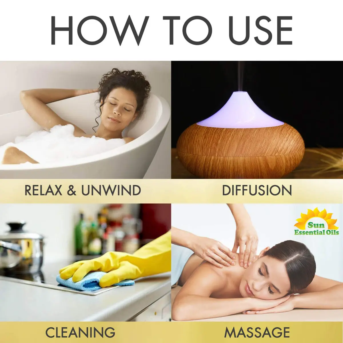 Sun Essential Oils Thyme Essential Oil 4 Fl Oz | Invigorating Aromatherapy & DIY Use - view 3