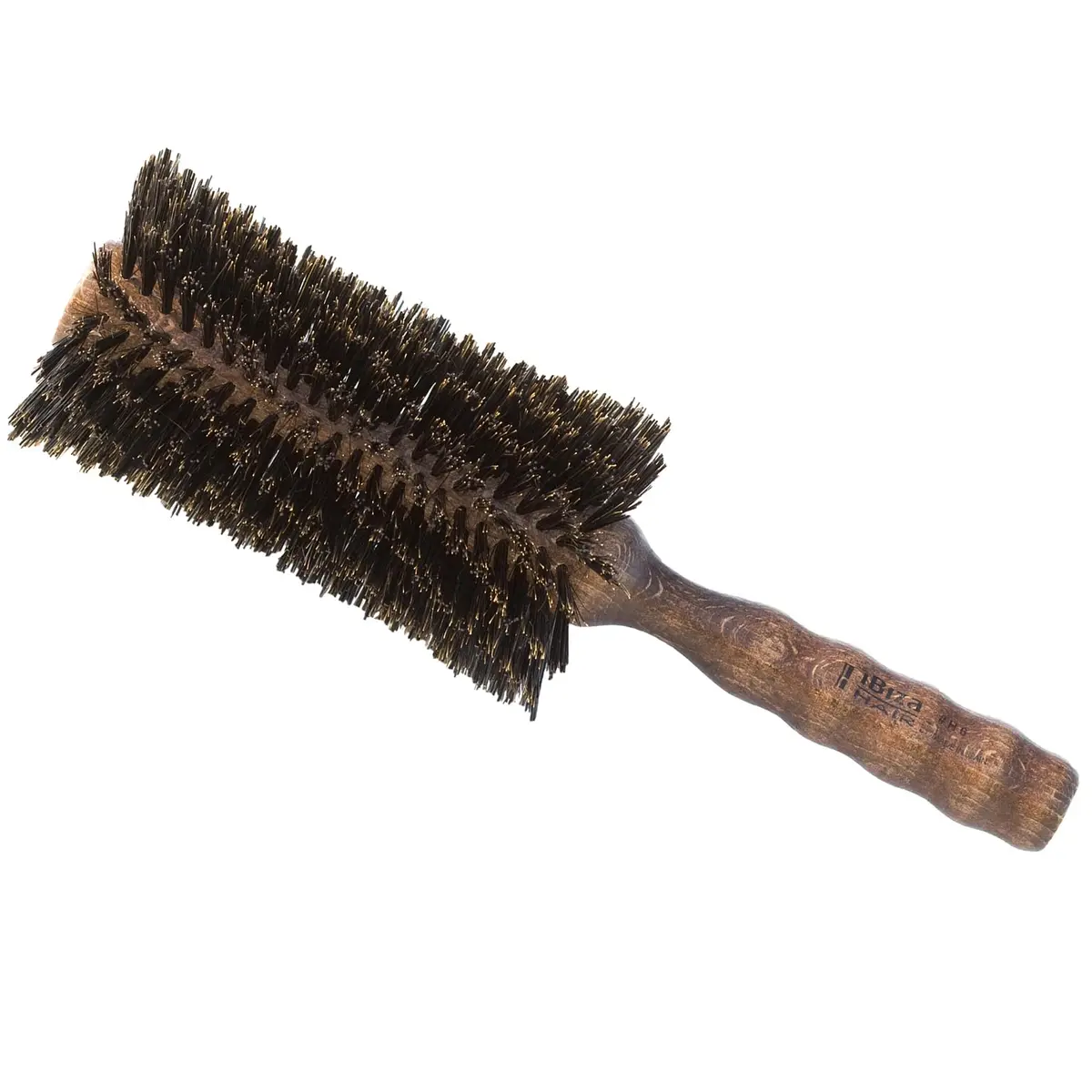 Ibiza Hair - Round Boar Bristle Brush (H6-80mm) | Natural Shine & Frizz Control - main product image