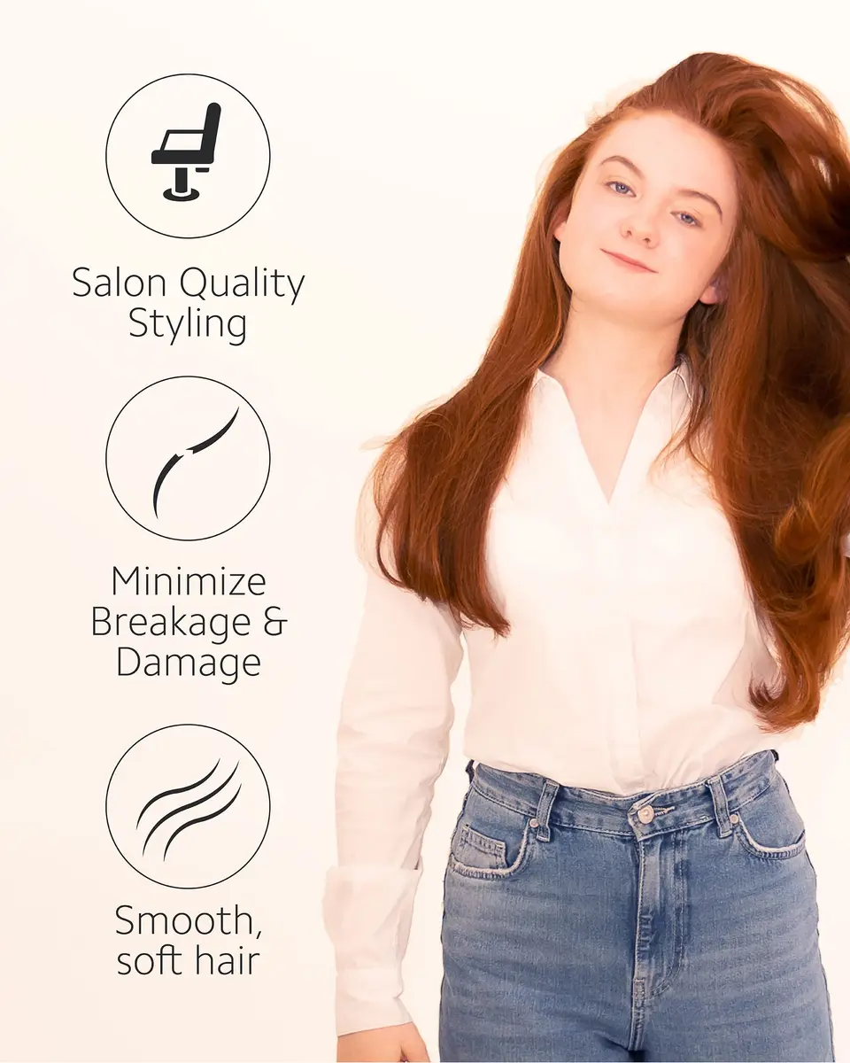 Ibiza Hair - Round Boar Bristle Brush (H6-80mm) | Natural Shine & Frizz Control - view 5