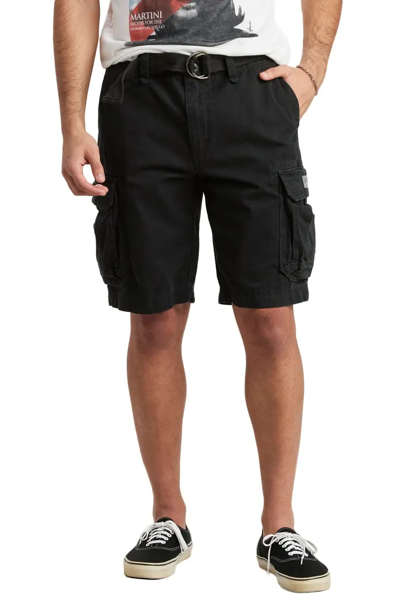 Unionbay Survivor Belted Cargo Shorts 38 | Relaxed Fit, Cotton Twill, 11" Inseam - main product image