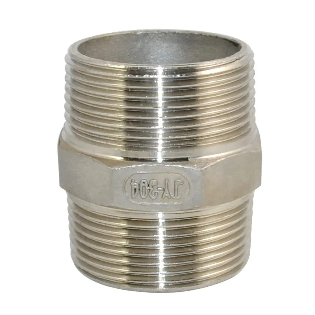 DAN SPEED 1-1/2" Male Hex Threaded Reducer Pipe Fitting Stainless Steel 304 NPT | Connects Different Diameter Pipes - view 2