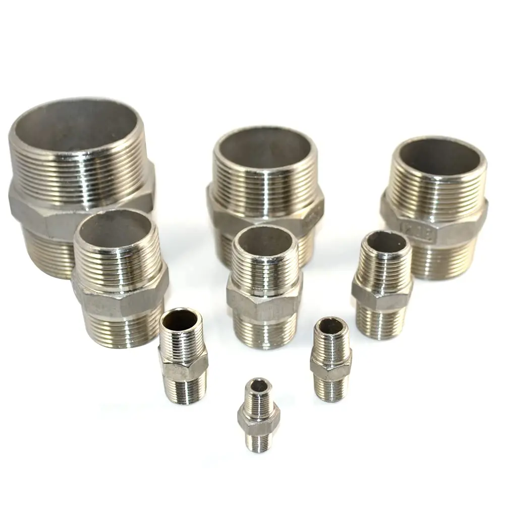 DAN SPEED 1-1/2" Male Hex Threaded Reducer Pipe Fitting Stainless Steel 304 NPT | Connects Different Diameter Pipes - view 3