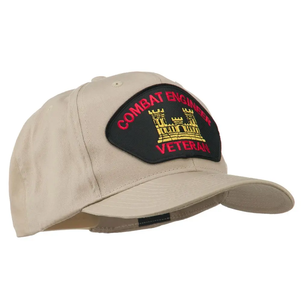 e4Hats.com Combat Engineer Veteran Military Patch Cap | Adjustable Cotton Baseball Hat for Men & Women - view 5