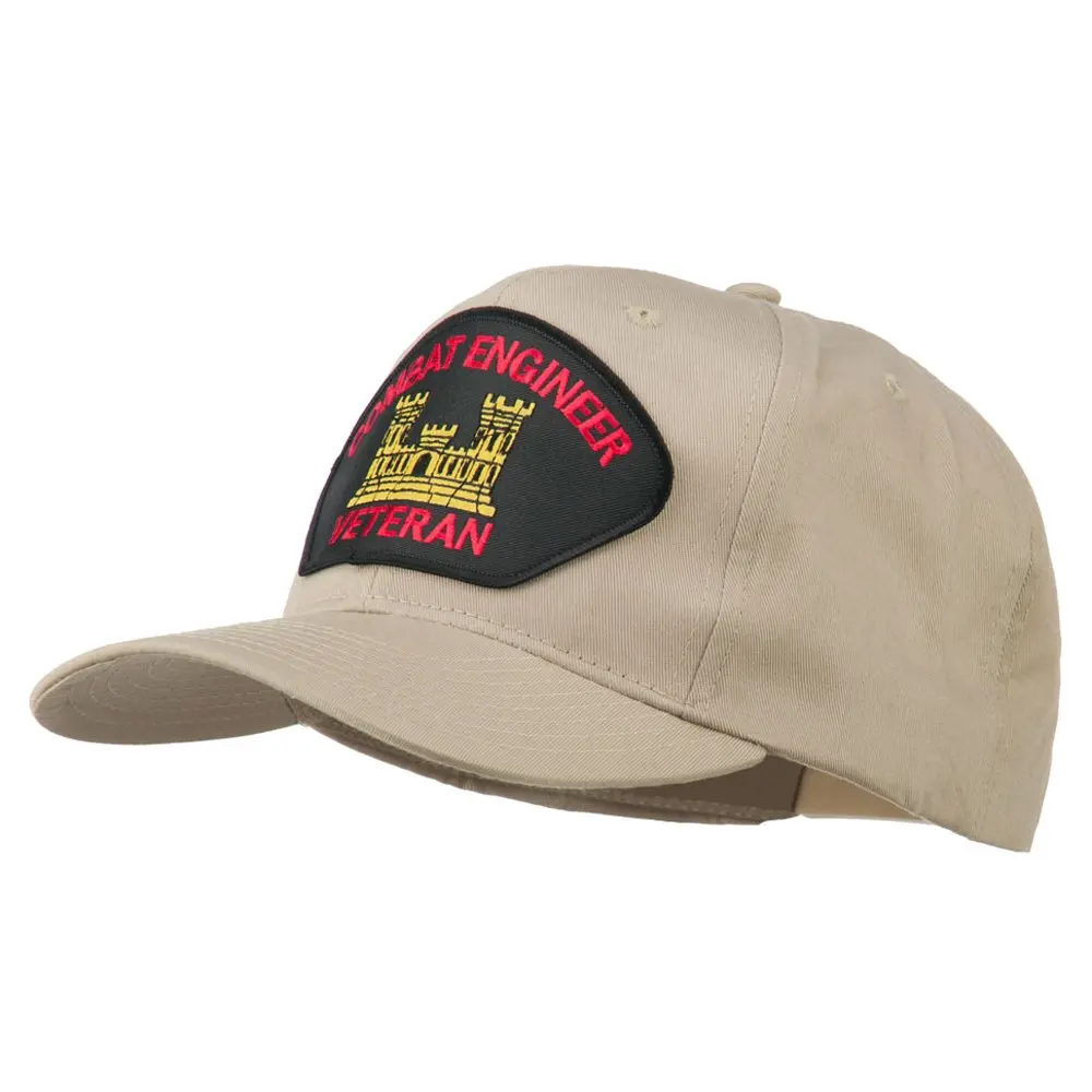 e4Hats.com Combat Engineer Veteran Military Patch Cap | Adjustable Cotton Baseball Hat for Men & Women - view 2