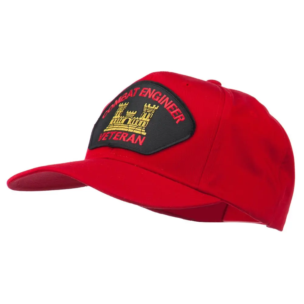 e4Hats.com Combat Engineer Veteran Military Patch Cap | Adjustable Cotton Baseball Hat for Men & Women - view 2